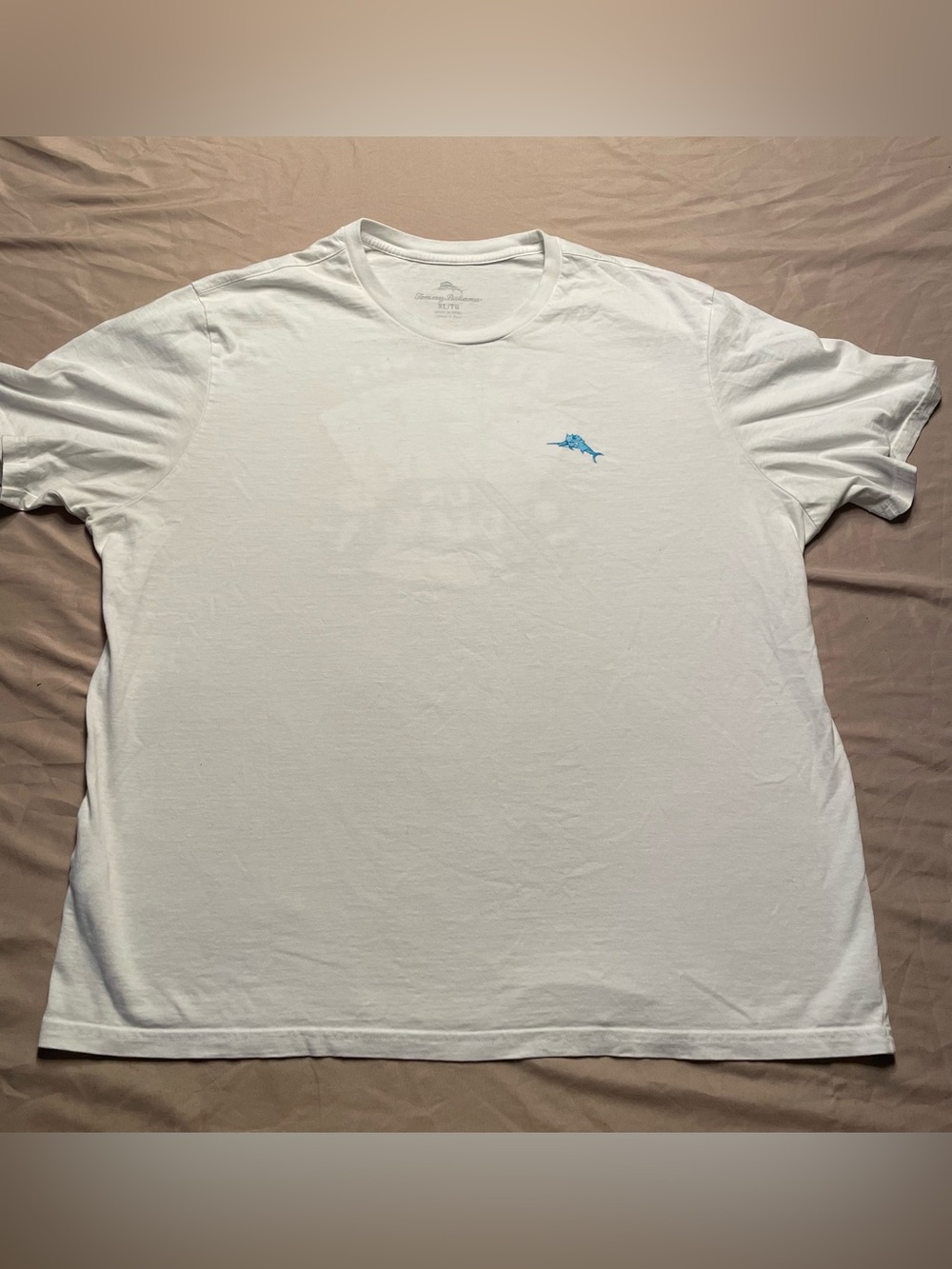 Tommy Bahama White Shirt ‘All Hands on Deck’ Casino Gambling Theme Men’s XL
